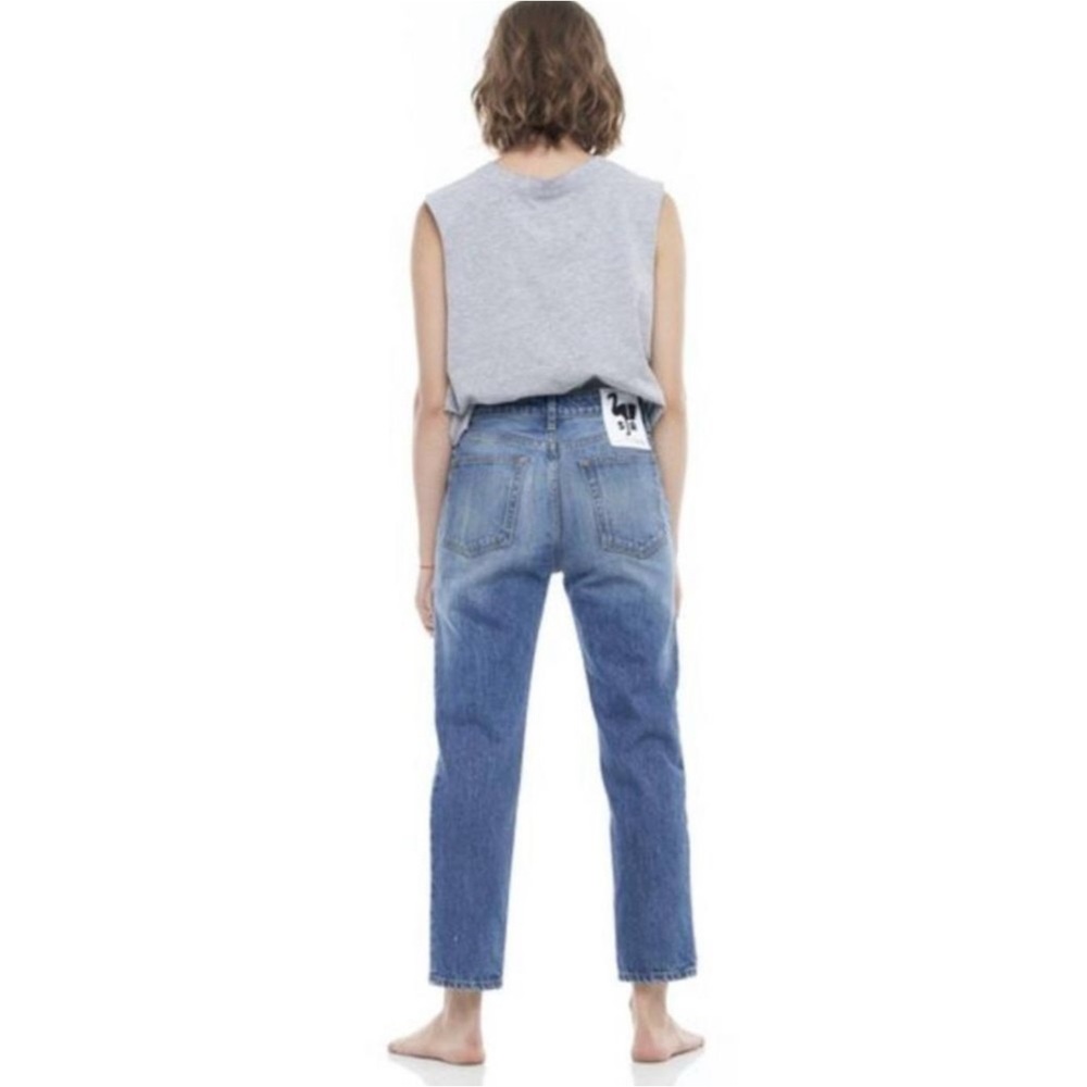NWT FP x Sandrine Rose Wide Leg High Rise Cropped Jeans